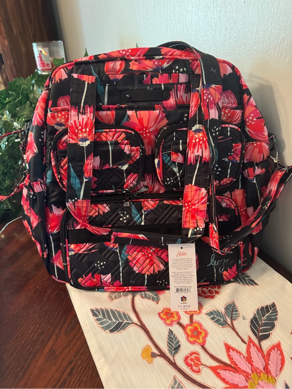 Lug Puddle Jumper LE Convertible Tote Bag NWT